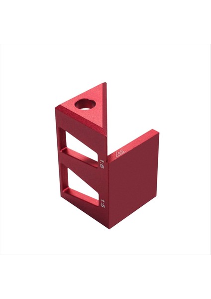 45/90 Degree Center Bılger Ahşap Kezeli Dovetaıl Jıg-Alumınum Center Scribe Cetveli Çok Fonksiyonlu Işaretleme Göstergesi (Yurt Dışından) fiyatları