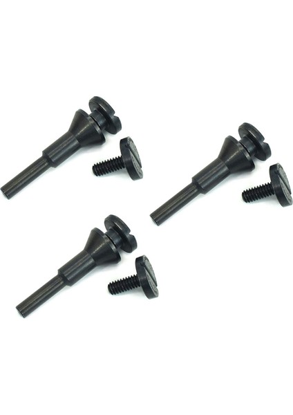 1/4in Kesme Tekerleği Montaj Mandrel Tutucusu 3/8in ve 1/4 Inç Arbor Deliği Kalıp Öğütücü Aksesuarları Için Matkap Döner Aracı (3 Paket) (Yurt Dışından)