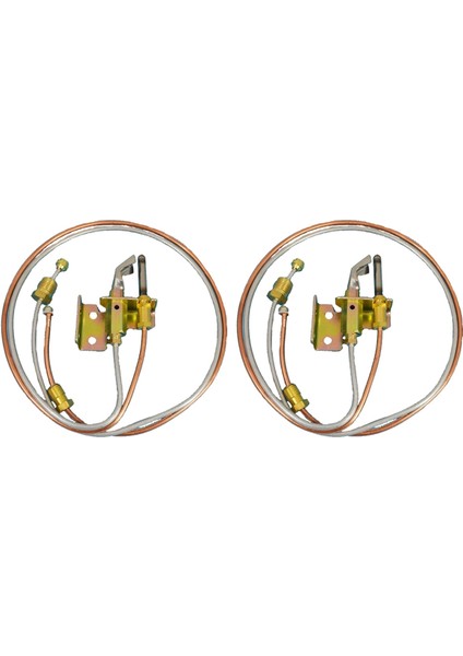 2x Doğal Gaz Su Isıtıcı Parçaları Pilot Montajı ve Termokupl (Yurt Dışından)