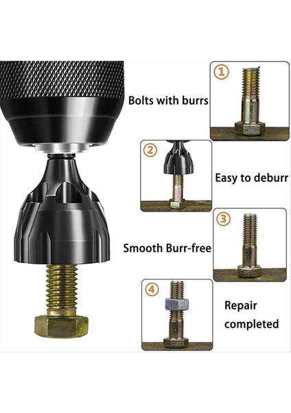 Tungsten Karbür Bıçağı ile Tüm Iş Parçacığı Deburring Aracı Tapma Pahlama Matkap Ucu ile Çapak Aletlerini Kaldır 2 Paketi (Yurt Dışından) fiyatları
