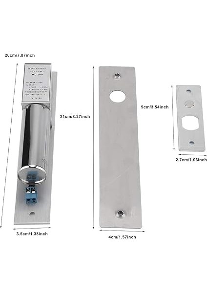 Elektrikli Kapı Kilidi 12V, Dc 12V Elektrikli Cam Manyetik Indüksiyon Kilidi Metal Kapı Kilidi Güvenlik Sistemi modelleri