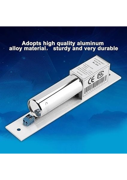 Elektrikli Kapı Kilidi 12V, Dc 12V Elektrikli Cam Manyetik Indüksiyon Kilidi Metal Kapı Kilidi Güvenlik Sistemi fırsatları