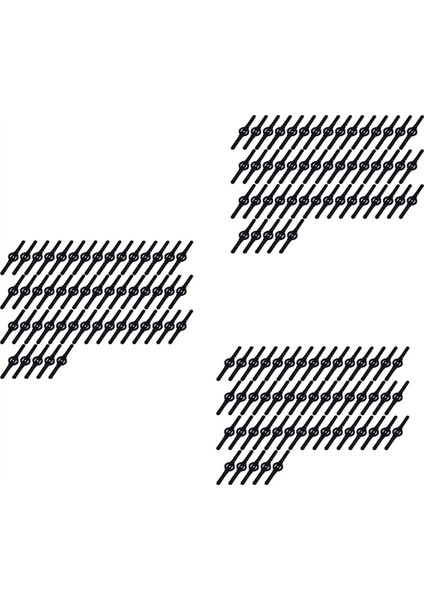 150PCS Plastik Çim Döşeme Tüccar Bıçakları Çim Biçme Makinesi Bıçağı Kablosuz Düzeltme Bahçe Aracı Çim Biçme Makinesi Düzenleyicisi Aksesuarları (Yurt Dışından)