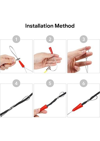 Balık Bandı Çekme Duvar Çizgisi Tapucu Od 6mm Plus Balıkçılık Hattı Bağlantı Eden Çelik Halat 50FT (15M) (Yurt Dışından) indirimleri