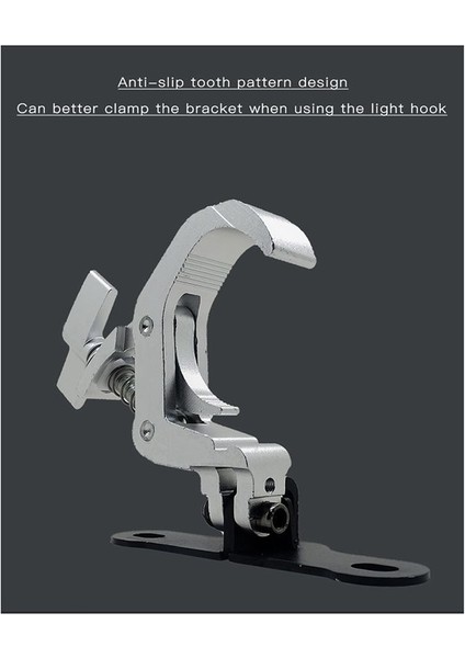 1paır Alumınum Adaz Işık Hakka Kaynak Kafa Işık Kapsayıcı Klip Güvenliği Lout Dj Disko Sahnesi Ekipmanı Için 150KG (B) (Yurt Dışından) fırsatları