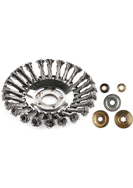 6 Inç Döner Ot Fırçası Kesici Düzeltici Kafa Seti Yedek Çim Biçme Makinesi Tepsisi Için Evrensel Adaptör Kiti ile (Yurt Dışından)