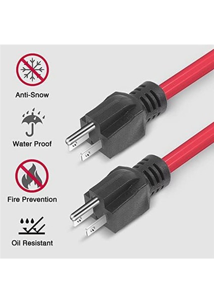 3 Sprong Erkek-Erkek Uzatma Kablosu Jeneratör Adaptör Kablosu Nema 5-15P Transfer Anahtarı Için 12AWG 125V (2ft) Abd Fişi (Yurt Dışından) indirimleri