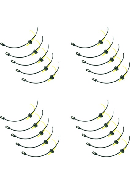 20 Adet Yedek Yakıt Hortumu Boru Tankı Filtresi Strimmer Düzeltici Fırça Kesici Testere Yakıt Hattı Filtresi (Yurt Dışından)