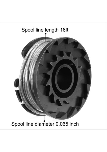 16 Paket F016800569 String Düzeltme Yedek Makara Hattı Bosch Easygrasscut 23 26 18 18-230 18-260 18-26 (Yurt Dışından) modelleri