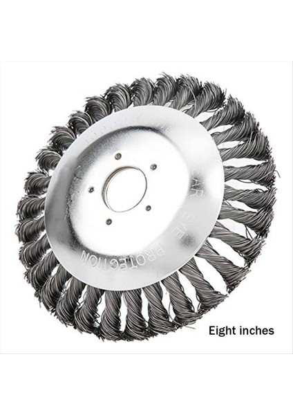 Yabani Ot Sökücü Alet Çim Fırçası Düzeltici Kafası 8 Inç Çelik Tel Tekerlek Fırça Kesici Bıçak Bahçe Malzemeleri (Yurt Dışından) modelleri