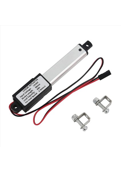 3x Mikro-Lineer Aktüatör 2 Inç Strok 90N/20 3lb Hız 9 5mm/s Elektrik Su Geçirmez Aktüatör Motor Doğrusal Aktüatör 12V (Yurt Dışından) fırsatları