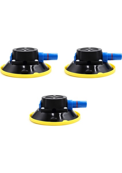 3x 4 5 Inç 125MM Içbükey Vakum Kupası Ağır Hizmet Tipi El Pompası Arabalar Için M6 Dişli Saplamalı Vantuz (Yurt Dışından)