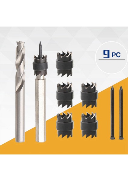 Kaynak Spot Çıkarma Matkap 9 Parçalı Hızlı Çelik Nokta Kaynak Matkap Elektrik Alet Seti Dekorasyon Ankrajı Bit (Yurt Dışından) fiyatları