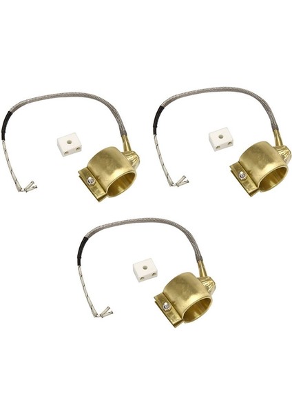 3x 110V 380W 35MMX35MM Enjekte Kalıp Isıtma Elemanları Enjeksiyon Kalıp Makinesi Için Pirinç Bant Isıtıcı (Yurt Dışından)