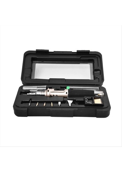 10 In-1 HS1115K Gaz Gaz Gaz Havalandırma Demir Taşınabilir Sabit Sıcaklık Bakım Kiti Altın (Yurt Dışından)