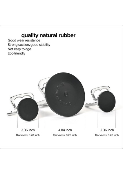 Düzen Çekme Araç Döküm Çıkartma 3 Pcs Dent Sökme Kiti Cam Emme Kupası Ağır Hizmet Kişisi Alüminyum Vakum Plaka Tutucu (Yurt Dışından) fiyatları