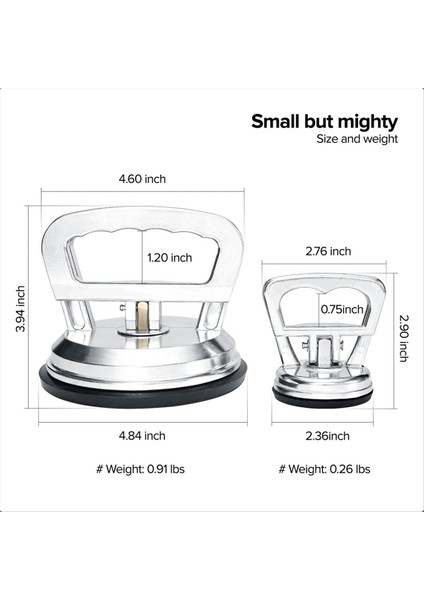 Düzen Çekme Araç Döküm Çıkartma 3 Pcs Dent Sökme Kiti Cam Emme Kupası Ağır Hizmet Kişisi Alüminyum Vakum Plaka Tutucu (Yurt Dışından) indirimleri