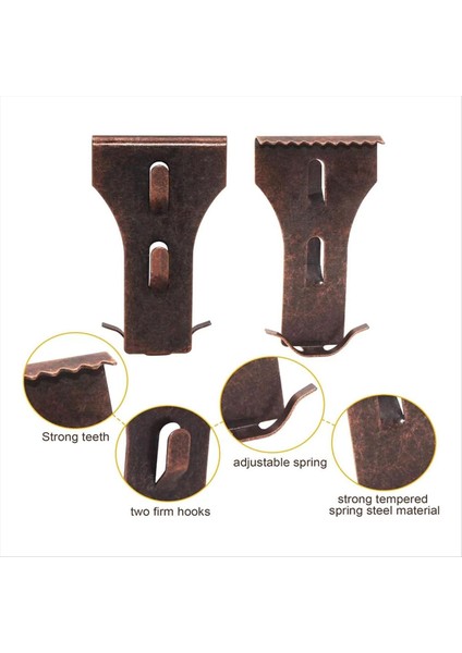 20PCS Tuğla Kanca Klipsleri Açık Havada Asmak Için Çelik Tuğla Askı 2-1/4in Ila 2-3/8 Inç Yüksekliğinde Ağır Hizmet Tipi Tuğla Duvar Askıları (Yurt Dışından) fiyatları