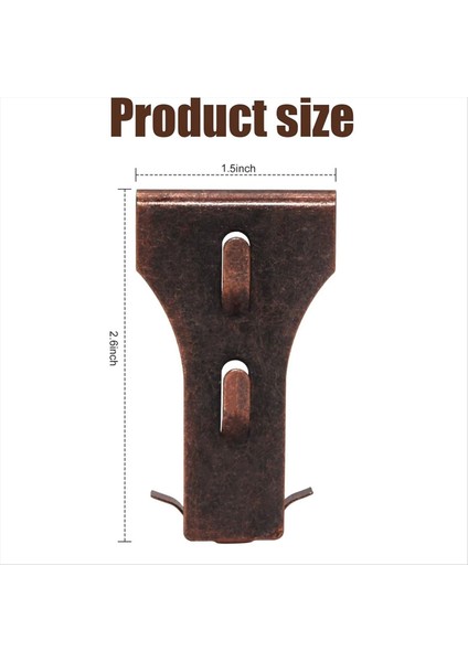 20PCS Tuğla Kanca Klipsleri Açık Havada Asmak Için Çelik Tuğla Askı 2-1/4in Ila 2-3/8 Inç Yüksekliğinde Ağır Hizmet Tipi Tuğla Duvar Askıları (Yurt Dışından) modelleri