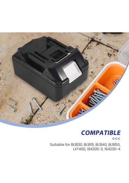 5x BL1830 Li-Ion Elektrikli Aletler Makita 18V BL1840 BL1850 Plastik Kabuk Için Pil Kılıfı Değiştirme (Yurt Dışından) fiyatları