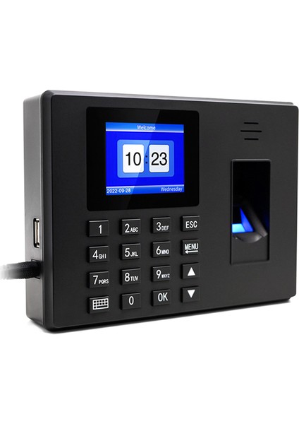 Parola Şifre Katılım Makinesi Biyometrik Katılım Sistemi Elektrik Zaman Saati Kaydedici Makine-Ab Fişi (Yurt Dışından)