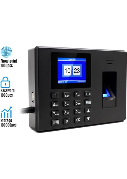 Parola Şifre Katılım Makinesi Biyometrik Katılım Sistemi Elektrik Zaman Saati Kaydedici Makine-Ab Fişi (Yurt Dışından) fiyatları