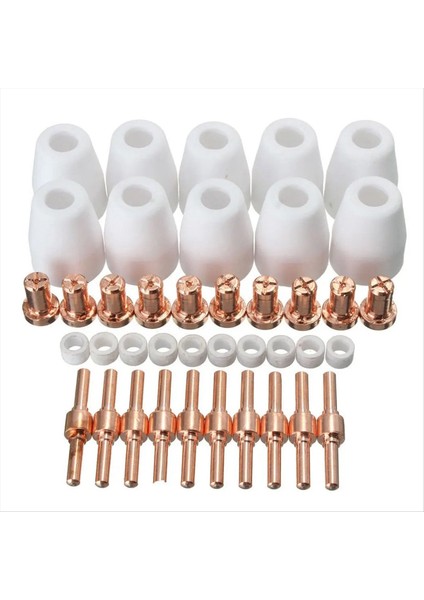 Lg-40 Pt-31 Kesici Sarf Malzemeleri Için 40PC Hava Plazma Kesme Ipuçları Cut-40 CUT-50D Elektrot Kalkan Kupaları (Yurt Dışından) fiyatları