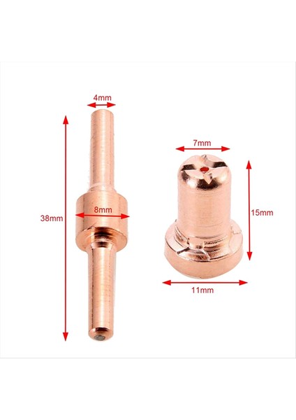 Lg-40 Pt-31 Kesici Sarf Malzemeleri Için 40PC Hava Plazma Kesme Ipuçları Cut-40 CUT-50D Elektrot Kalkan Kupaları (Yurt Dışından) modelleri