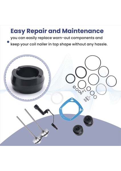 Nailer Yedek Parçalar Kombinasyon Parçaları Piston Birimi Tva6 Onarım Kiti Air Nailer CN80 Yedek Parçalar (Yurt Dışından) indirimleri