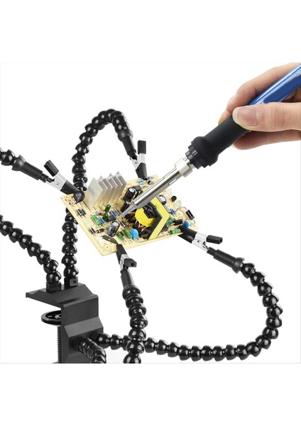 Lehim Istasyonu Tutucu Pcb Timsah Klipsi Çoklu Lehimleme Yardım Eller Kaynak Onarımı Için Üçüncü El Aracı (Yurt Dışından) indirimleri