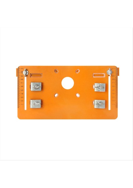 Dairesel Testere Kılavuzu Ray Alt Tabağı Ayarlanabilir Kesme Makinesi Bakalit Kılavuz Plaka Testere Temel Ağaç Işleme Aksesuarları-A (Yurt Dışından)