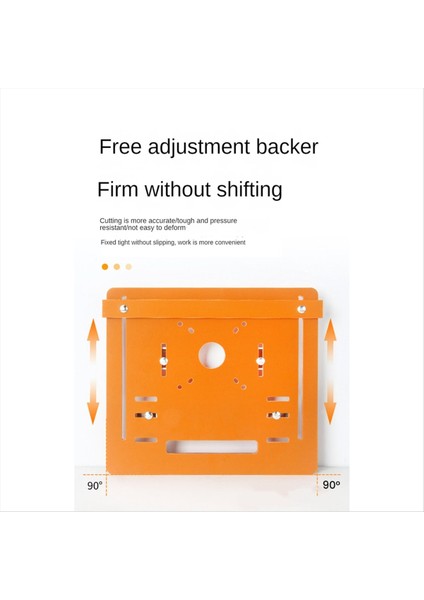 Dairesel Testere Kılavuzu Ray Alt Tabağı Ayarlanabilir Kesme Makinesi Bakalit Kılavuz Plaka Testere Temel Ağaç Işleme Aksesuarları-A (Yurt Dışından) modelleri