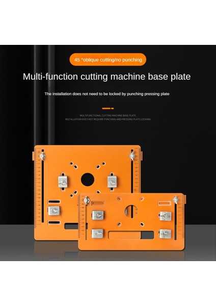 Dairesel Testere Kılavuzu Ray Alt Tabağı Ayarlanabilir Kesme Makinesi Bakalit Kılavuz Plaka Testere Temel Ağaç Işleme Aksesuarları-A (Yurt Dışından) indirimleri