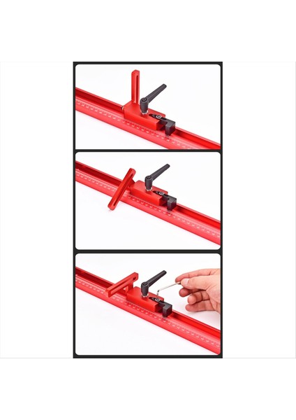 Ahşap Işleme 45 Tipi Sınırlayıcı Kılavuz Ray Bulucu Flip Tablo Geri Slayt Slayt Ray Durağı T-Rail Woodworking Dıy Aracı (Yurt Dışından) modelleri