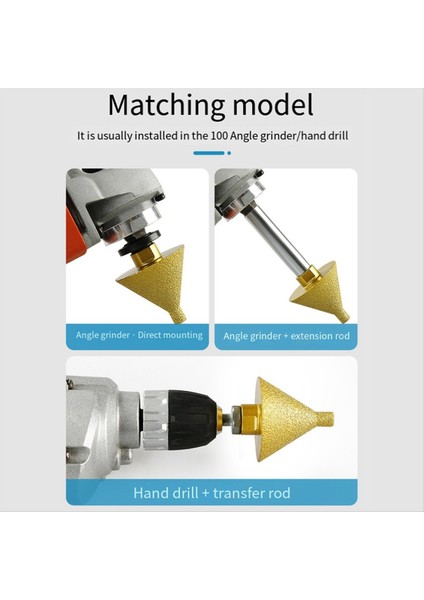 M10 Pullama Pahsal Bit Deliği Matkap Raybing Koni Oyun Porselen Fayanslar Için Cila Taşlama Tekerleği Mermer 55MM (Yurt Dışından) fırsatları