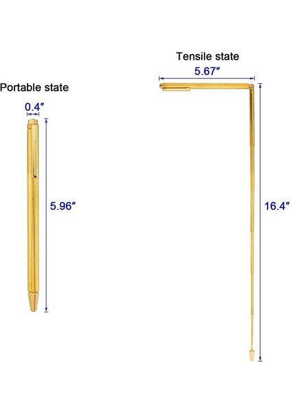 4pcs Dowsing Çubukları Geri Çekilebilir Bölme Çubukları Taşınabilir Kalem Şekli L Çubuklar Hayalet Av Araçları Için Divine Su Vb (Yurt Dışından) indirimleri