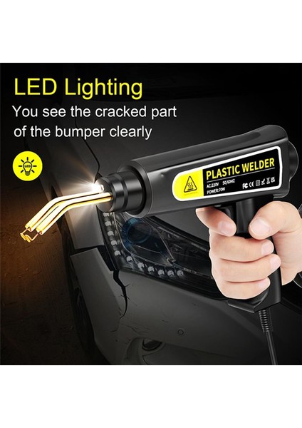 Plastik Sıcak Hava Kaynak Makinesi Zımba Kaynak Makinesi Havalandırma Demir Onarım Makinesi Araç Tampon Onarım Araçları Ab Fiş (Yurt Dışından) fırsatları