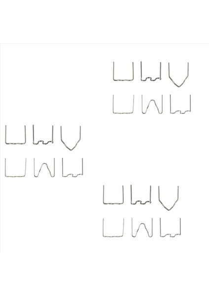 1800PCS Sıcak Zımba Plastik Onarım Makinesi Kaynak Kitleri Araç Otomatik Tampon Tampon Tamir Aracı Tüm Arabalar Için 6 Tür (Yurt Dışından)