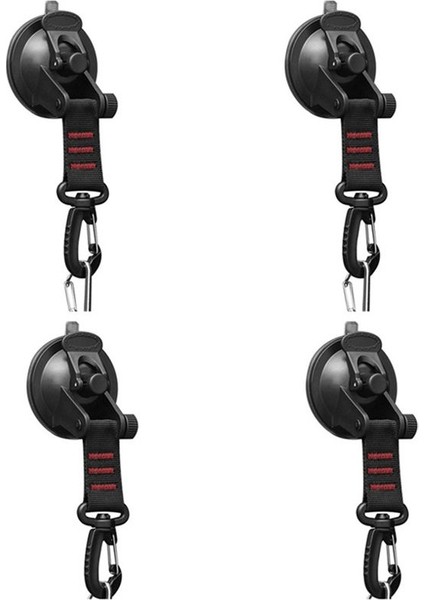 4pcs Ding ile Ağır Hizmet Tipi Vantuz Vantuz Vites Kancaları Tente Kırmızısı Için Demir Vantuz (Yurt Dışından)