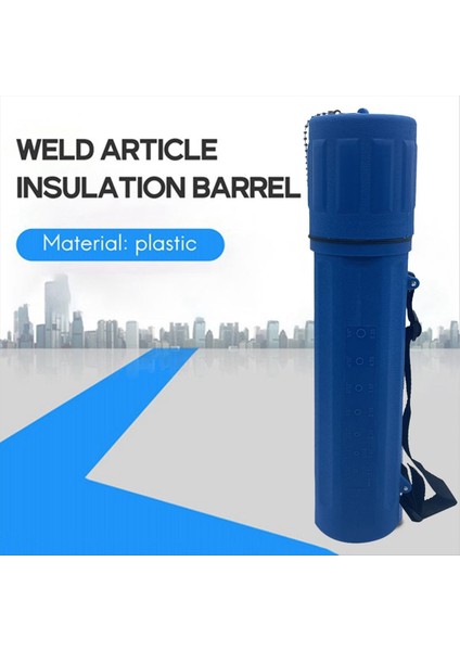 Mavi 10 Lb Koruma Kaynak Kaynak Elektrot Çubuğu Depolama Tüpü Konteyner Kanatçık ve Zincirle Tutun (Yurt Dışından) fiyatları