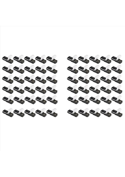 Kilitli Tokalı Çift Tel Eklenti Konnektörü (60 Paket) (Yurt Dışından)