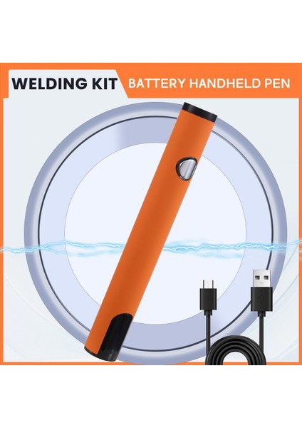 510 Iplik Pil Sepeti Kalem Başsız Elektrikli Havalandırma Demir Ayarlanabilir Sıcaklık Mini Lehimleme Demir Kiti Turuncu (Yurt Dışından) fırsatları