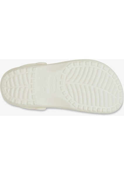 Classic Floral Cut Out Clog Kadın Krem Terlik.0WV