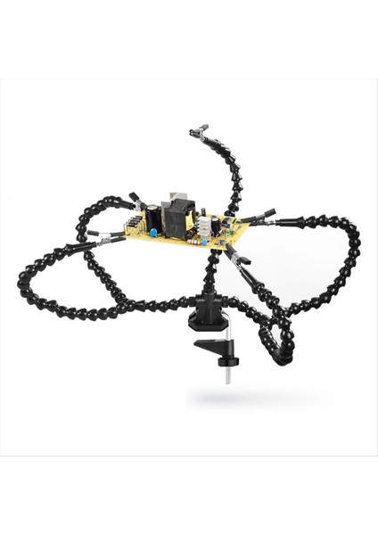 Çoklu Lehimleme Yardım Elleri Alet Masa Klips Üçüncü El Lehimleme Standı Kaynak Pcb Tutucu Esnek Kol Lehimleme Aracı (Yurt Dışından) fiyatları