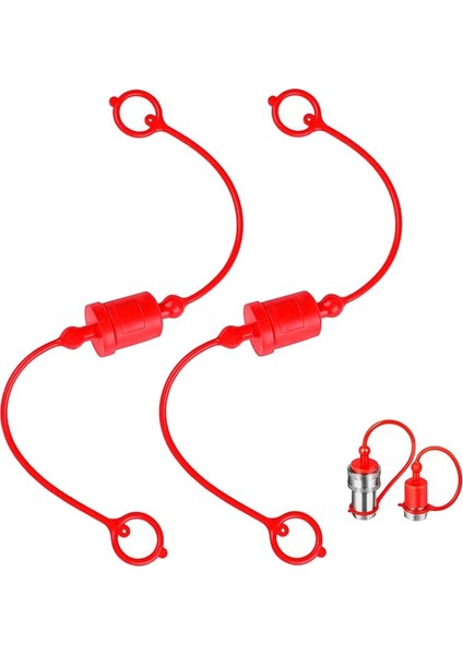 Iso-A 1/4 Hidrolik Hızlı Kuplör Erkek Toz Kapağı ve Dişi Fiş Kapağı Hidrolik Hızlı Kesik Kesikleri Kuplör (Yurt Dışından)