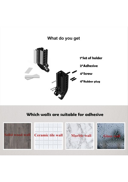 2pcs Pil Depolama Organizer Combo Pil Organizatör Depolama Sahibi Pil Koruyucu Duvar Tutucu (Yurt Dışından) fırsatları