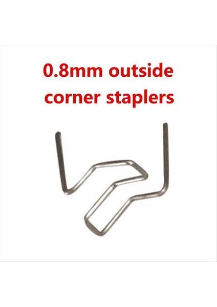 500PCS 0 8mm Dış Köşe Sıcak Zımbalan Plastik Kaynaklayıcı Onarım Standardı Ön Kesim Ön Dalga Zımba Kaynak Tampon Araç Tampon (Yurt Dışından) fiyatları