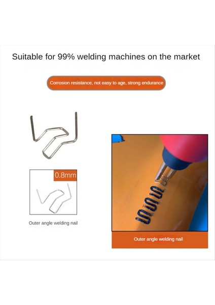 500PCS 0 8mm Dış Köşe Sıcak Zımbalan Plastik Kaynaklayıcı Onarım Standardı Ön Kesim Ön Dalga Zımba Kaynak Tampon Araç Tampon (Yurt Dışından) indirimleri