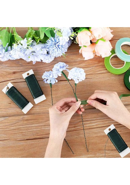 Çiçek Teli 3 Paket 114 Yarda 22 Gauge Yeşil Çiçekçi Tel Esnaflar Için Esnek Kürek Tel Noel Çelenk Ağacı Yeşil (Yurt Dışından) modelleri