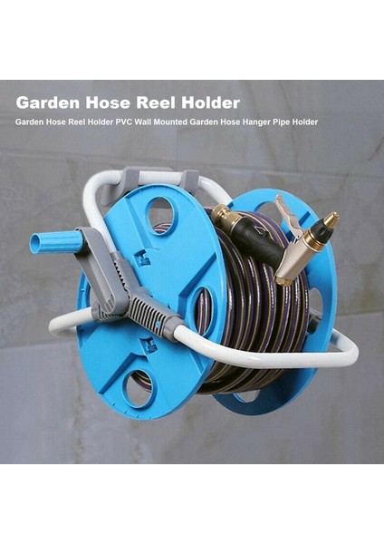 2pcs Bahçe Hortum Makarası Tutucu Pvc Duvara Montajlı Bahçe Hortum Askı Boru Tutucu 8 Adet Genişletme Vidaları (Yurt Dışından) fırsatları